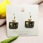 Vintage TV Dangle Earrings - Fun Retro Jewelry