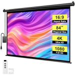 VIVOHOME 84" Electric Motorized Projector Screen