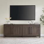 Henn&Hart Rectangular TV Stand for 80" TVs
