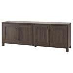 Henn&Hart Rectangular TV Stand for 80" TVs