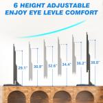 Adjustable TV Stand with Cable Management for 37-86" TVs