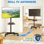 Rfiver Rolling TV Stand for 23-60 Inch TVs
