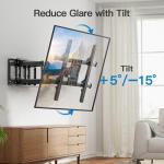 Pipishell Wall Mount Bracket for TVs, Black