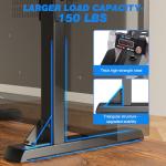 Adjustable TV Stand with Cable Management for 37-86" TVs