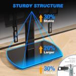 Rfiver Adjustable Swivel TV Stand for 27-60 Inch TVs