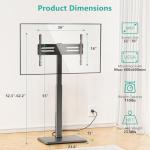 WALI Tall TV Stand with Power Outlet, Swivel