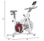 Yesoul Black Exercise Bike for Home,Smart White Cycling Bike Brake Pad/Magnetic Stationary Bike, Low Noise Indoor Cycling Bike for Home Gym Electric Stationary Bike with Tablet Mount & Comfortable Seat Cushion for Women Apartment Workout Bike for Fitness