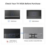 Suptek TV Wall Mount Swivel Tilt Rotation Full Motion Adjustable Articulating for Most 15-32 inch LED, LCD Monitor Wall Mount VESA 75,100 (MA2720)