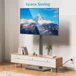 WALI Tall TV Stand with Power Outlet, Swivel
