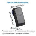 LPHUMEX Universal Ceiling Fan Remote Control Kit, 3-in-1 AC Motor Ceiling Fan Light Timing & Speed Remote, for Hunter/Harbor Breeze/Westinghouse/Honeywell/Other Ceiling Fan lamp