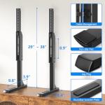 Adjustable TV Stand with Cable Management for 37-86" TVs