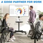 Rfiver Rolling TV Stand for 23-60 Inch TVs