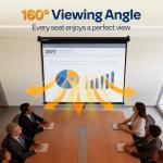 VIVOHOME 120 Inch HD 4K Projector Screen