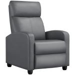 Yaheetech Overstuffed PU Leather Recliner Chair