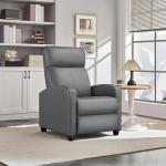Yaheetech Overstuffed PU Leather Recliner Chair