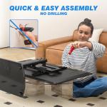 Rfiver Adjustable Swivel TV Stand for 27-60 Inch TVs