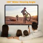 72-Inch Portable Double-Sided Projector Screen