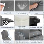 Yaheetech Overstuffed PU Leather Recliner Chair