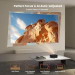 4K WiFi Bluetooth Projector with Smart Apps