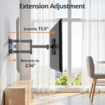 Full Motion TV Wall Mount for 13-32 Inches