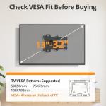 Full Motion TV Wall Mount for 13-32 Inches