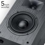 Saiyin 40W Passive Bookshelf Speakers with 5" Woofer