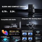 Thinnest 1080P Smart Mini Projector with WiFi