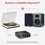 Saiyin 40W Passive Bookshelf Speakers with 5" Woofer