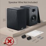 Saiyin 40W Passive Bookshelf Speakers with 5" Woofer