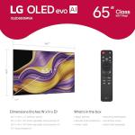 LG 65-Inch OLED evo 4K Smart TV with Dolby Atmos