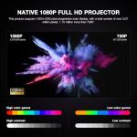 Thinnest 1080P Smart Mini Projector with WiFi