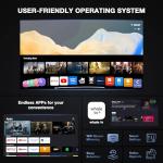 Thinnest 1080P Smart Mini Projector with WiFi