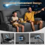 DG PEAFOWL Recliner Loveseat with USB Ports
