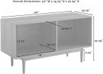 Crosley Liam Vinyl Record Storage TV Stand