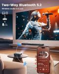 Google TV Smart 4K Projector with WiFi and Bluetooth