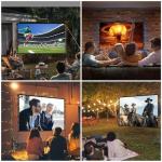 TOWOND 120-inch Portable Outdoor Projector Screen