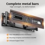 Full Motion TV Wall Mount for 32-70 inch TVs