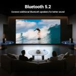 HAPPRUN 1500 Lumens Smart Outdoor Projector