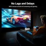 HAPPRUN 1500 Lumens Smart Outdoor Projector