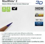 150-Inch Manual Projector Screen with Auto Lock