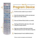 Universal Backlit Remote for TVs & Streaming Devices