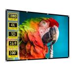 100-Inch Foldable Projector Screen for Home Theater