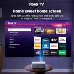Aurzen 1080P Smart Projector with Roku Streaming
