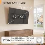 IWORKBOARD Tilting TV Wall Mount for 32-90" TVs