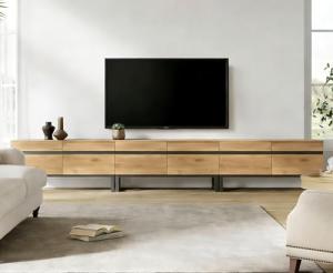 Wampat Modern 3-in-1 TV Stand for 110-inch TVs