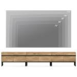 Wampat Modern 3-in-1 TV Stand for 110-inch TVs