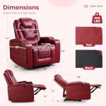 Power Recliner Chairs with USB Ports and Cup Holders