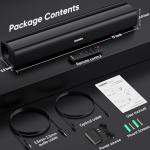 Saiyin 17" Sound Bar with Bluetooth and Optical