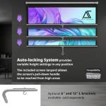 Akia 110-Inch Manual Pull Down Projector Screen