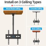 USX STAR Ceiling TV Mount for 26-65 Inch TVs